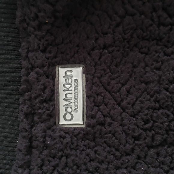 Calvin Klein black sherpa vest size S - Picture 3 of 5